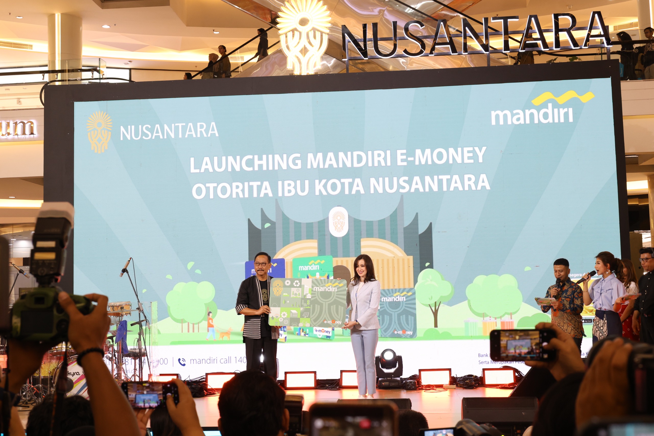 Kolaborasi Otorita IKN dan Bank Mandiri untuk Mengenalkan Logo