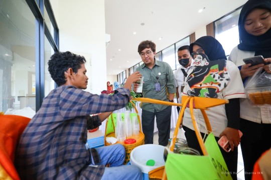Bazar Ramadhan di Rusun ASN Ramai Dikunjungi Pegawai dan Pekerja di IKN