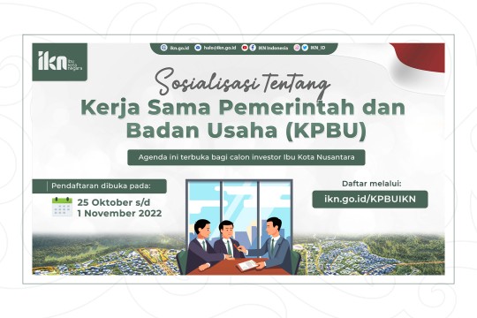 Sosialisasi tentang Kerja Sama Pemerintah dan Badan Usaha (KPBU)