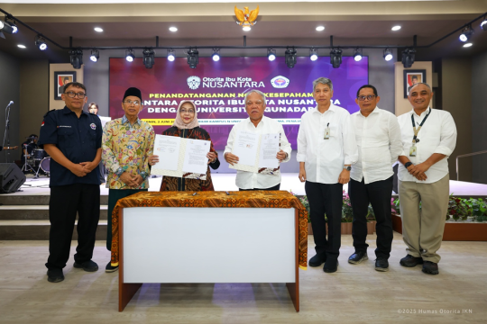 Tingkatkan Peran Perguruan Tinggi : Penandatanganan MoU dan Kuliah Umum oleh OIKN bersama Universitas Gunadarma