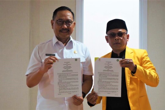 Otorita Ibu Kota Nusantara Tandatangani MoU Kerja Sama dengan Universitas Mulawarman