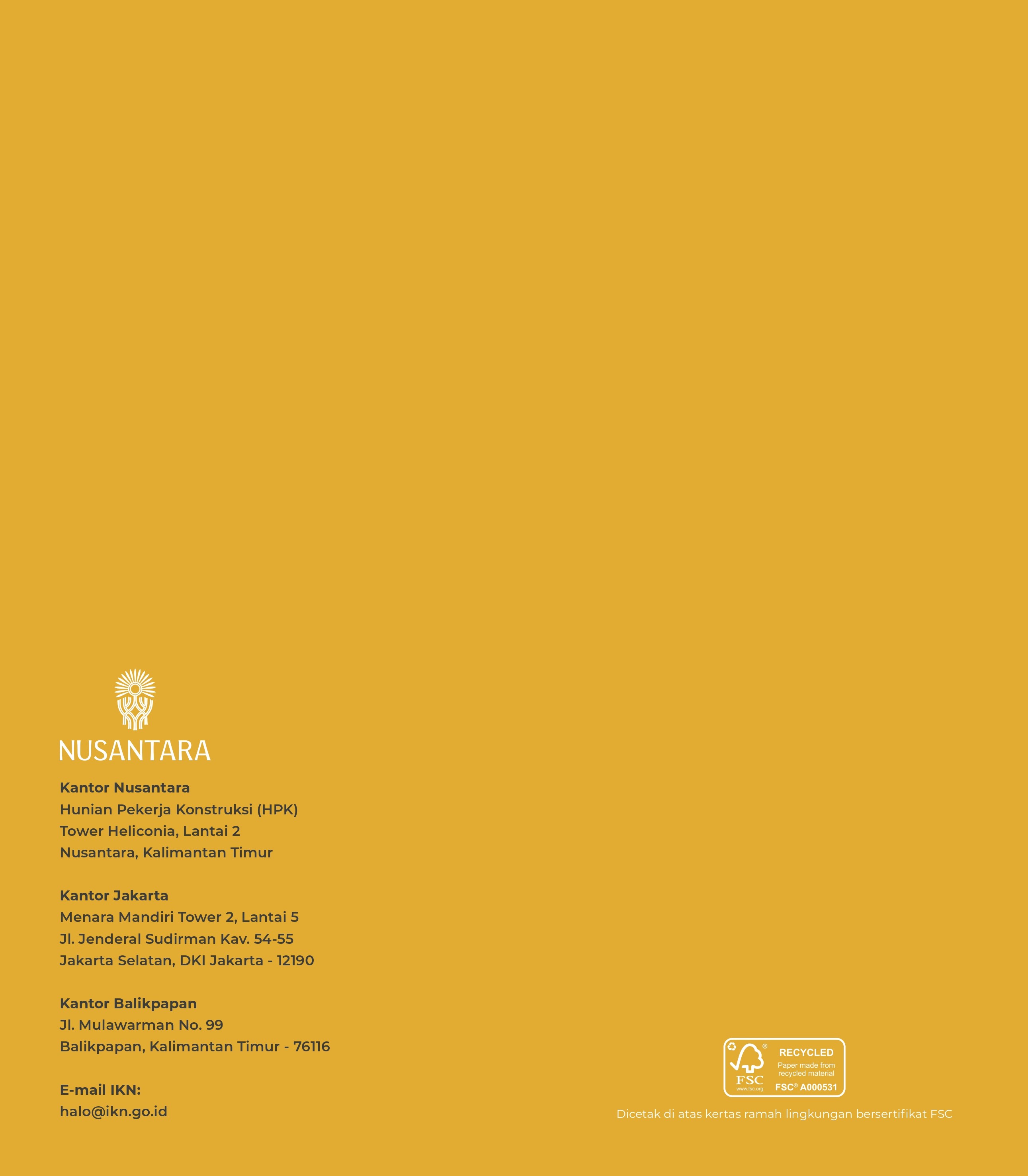 Buku Capaian Otorita Ibu Kota Nusantara (IKN) 2023