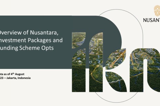 Sekilas Ibu Kota Nusantara: Paket Investasi dan Pilihan Skema Pendanaan