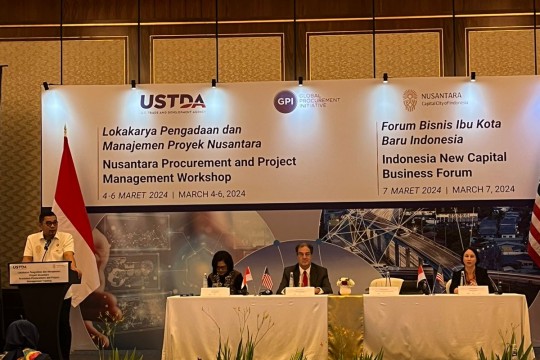 USTDA Kolaborasi Dengan Otorita IKN Selenggarakan Lokakarya Pelatihan Pengadaan & Manajemen Proyek Nusantara