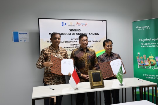 Otorita IKN Jalin Kerja Sama dengan ACWA Power untuk Pembangunan Pembangkit Listrik Hijau