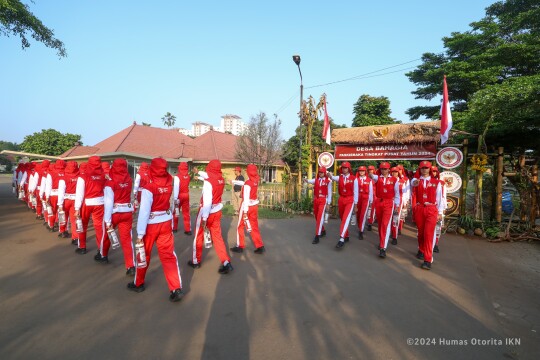 Persiapan Paskibraka Menuju Upacara HUT Ke-79 Kemerdekaan Republik Indonesia di Nusantara