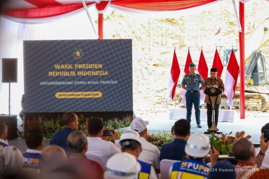 Istana Wakil Presiden RI Resmi Dibangun di Nusantara