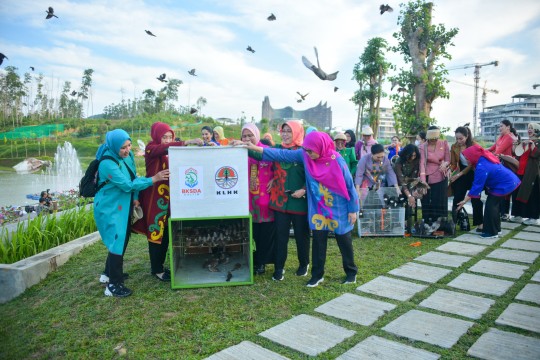 Plt. Kepala Otorita IKN: Penghijauan dan Pelepasan Satwa Upaya Menjaga Ekosistem Alam di IKN