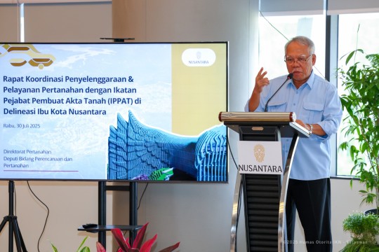 Perkuat Tata Kelola Pertanahan, Otorita IKN Gelar Rapat Koordinasi dengan Ikatan Pejabat Pembuat Akta Tanah (IPPAT)