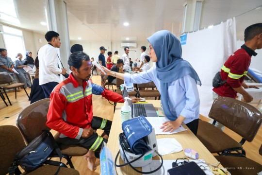Cek Kesehatan Gratis di IKN, Otorita IKN Pastikan Keberlanjutan Pembangunan Melalui Kesejahteraan Pekerja