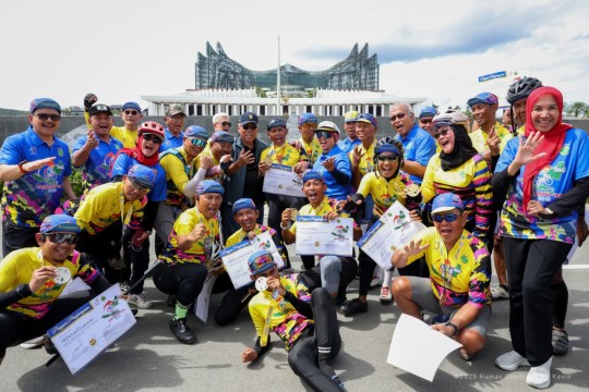 Semangat Kebersamaan Warnai Finish Tour de’ Jakarta–IKN 2025 di Nusantara